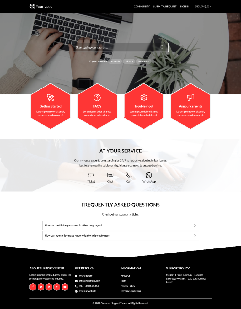 Help Guide Theme Hexas - Grow Shine Services Private Limited help center theme for Zendesk